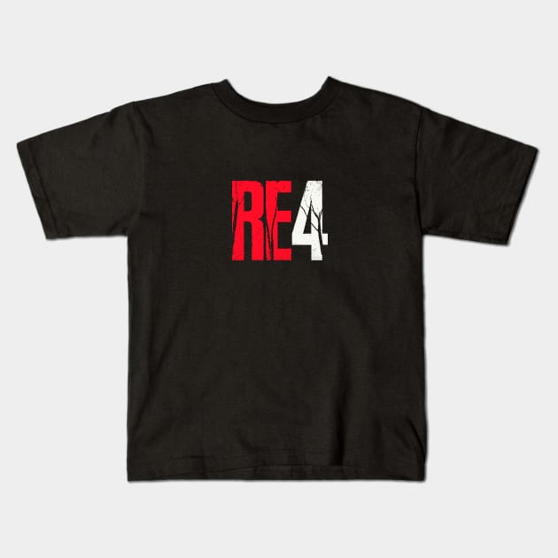 Re4 Remake Symbol Kids T-Shirt by Masterpopmind